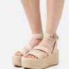 Even&Odd Mujer Sandalias Con Plataforma - Beige -Even&Odd Ventas 2024 91dcd26c3f7f460eb565fe2b39f5a171