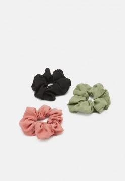 Even&Odd Mujer 3 PACK - Hair Styling Accessory - Pink/khaki/black