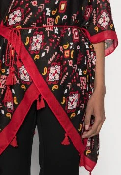 Even&Odd Mujer Chaqueta Fina - Black/red/yellow -Even&Odd Ventas 2024 94161aa6231a475bab89c68be6ed388b