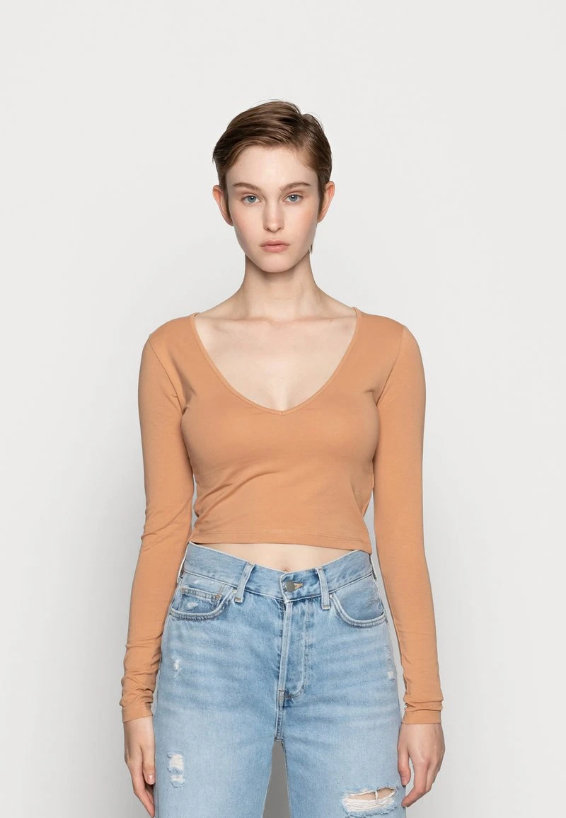 Even&Odd Mujer 2 PACK - Camiseta De Manga Larga - Camel/black 4 Even&Odd Mujer 2 PACK - Camiseta De Manga Larga - Camel/black - Imagen 2