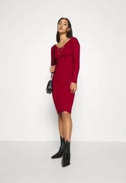 Even&Odd Mujer KNIT V NECK MIDI BODYCON DRESS - Vestido De Tubo - Red -Even&Odd Ventas 2024 95c2416deabc4e159d80609090445f42