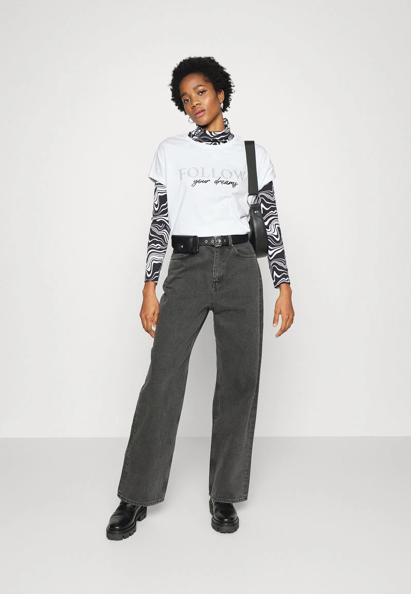 Even&Odd Mujer Camiseta Estampada - White 4 Even&Odd Mujer Camiseta Estampada - White - Imagen 2