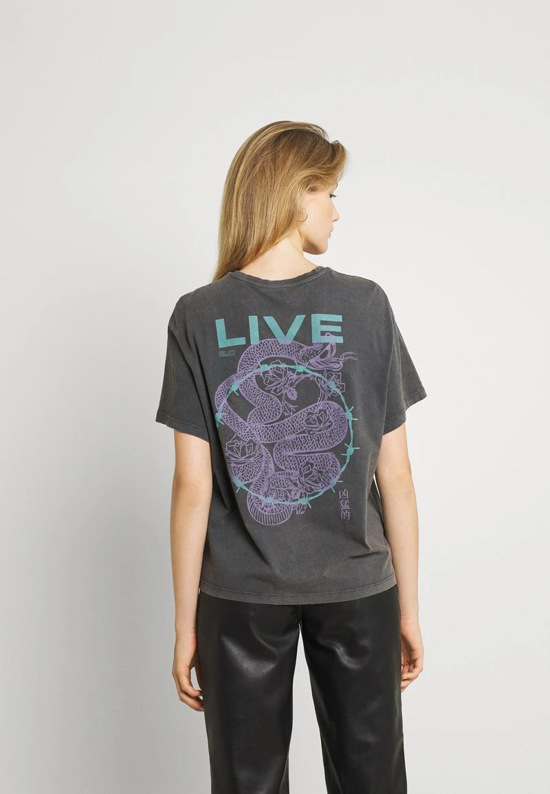 Even&Odd Mujer Camiseta Estampada - Black 3 Even&Odd Mujer Camiseta Estampada - Black