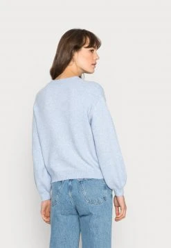 Even&Odd Mujer POINTELLE CREW NECK JUMPER - Jersey De Punto - Mottled Light Blue -Even&Odd Ventas 2024 98bf5928340b41dc927ad4d536e86a0d
