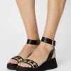 Even&Odd Mujer Sandalias Con Plataforma - Black -Even&Odd Ventas 2024 994be763aadb4ec6a8563583a9b967c0