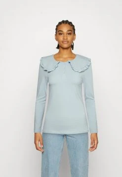 Even&Odd Mujer Camiseta De Manga Larga - Light Blue
