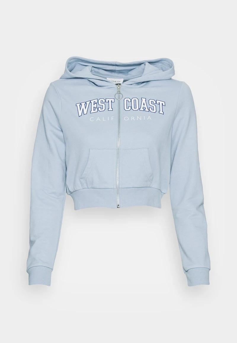 Even&Odd Mujer Sudadera Con Cremallera - Light Blue 6 Even&Odd Mujer Sudadera Con Cremallera - Light Blue - Imagen 4