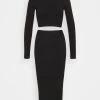 Even&Odd Mujer PERKIN CROPPED SKIRT SET - Jersey De Punto - Black -Even&Odd Ventas 2024 9b53cc09525842b5a44d89df6ee8d4ec