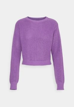 Even&Odd Mujer HIGH CROPPED SIDE SLIT - Jersey De Punto - Lilac -Even&Odd Ventas 2024 9b863137e959424381e5a576aafcbc89