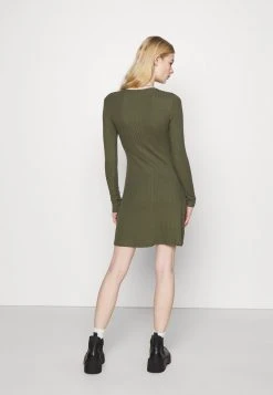 Even&Odd Mujer Ribbed Button Through Mini Dress - Vestido De Punto - Green -Even&Odd Ventas 2024 9d43618e42274282962946bfa82091f7