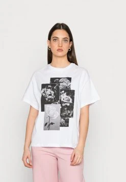 Even&Odd Mujer Camiseta Estampada - White