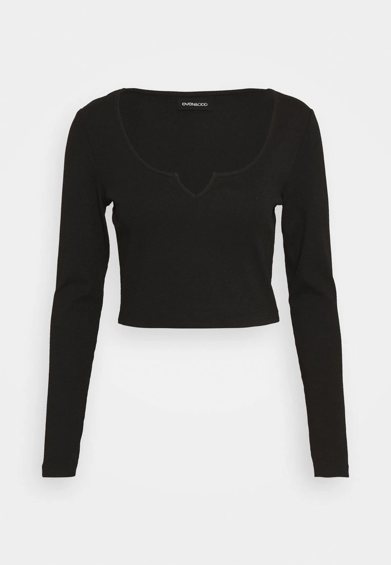 Even&Odd Mujer Camiseta De Manga Larga - Black 3 Even&Odd Mujer Camiseta De Manga Larga - Black