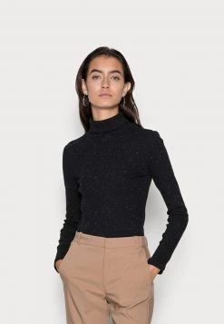 Even&Odd Mujer Camiseta De Manga Larga - Black