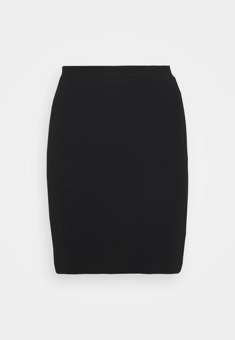Even&Odd Basic Mini Ribbed Skirt - Falda De Tubo - Black, Mujer 7 Even&Odd Basic Mini Ribbed Skirt - Falda De Tubo - Black, Mujer - Imagen 5