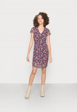 Even&Odd Vestido Informal - Dark Blue/multi Coloured, Mujer