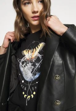 Even&Odd Mujer HATTIE MOON AND BUTTERLY TEE - Camiseta Estampada - Black -Even&Odd Ventas 2024 9f603111deaa42f8baea2ee2fadb43f0