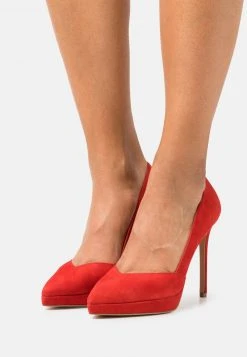 Even&Odd Mujer LEATHER - Zapatos Altos - Red