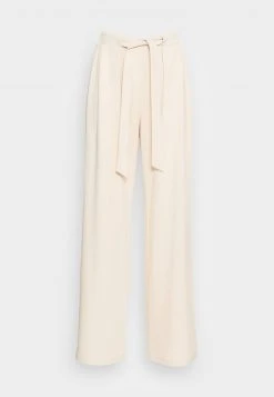 Even&Odd Mujer BELT DETAIL WIDE LEG PANTS - Pantalones - Beige -Even&Odd Ventas 2024 a171b35afa3a487d86946956071a989d