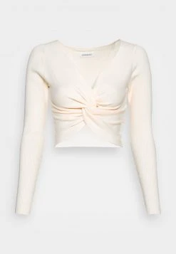 Even&Odd Mujer WRAP FRONT JUMPER - Jersey De Punto - White -Even&Odd Ventas 2024 a285ee2ddbc34562a43e6303333ed293