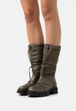 Even&Odd Mujer WINTER BOOTIES - Botas Con Cordones - Khaki