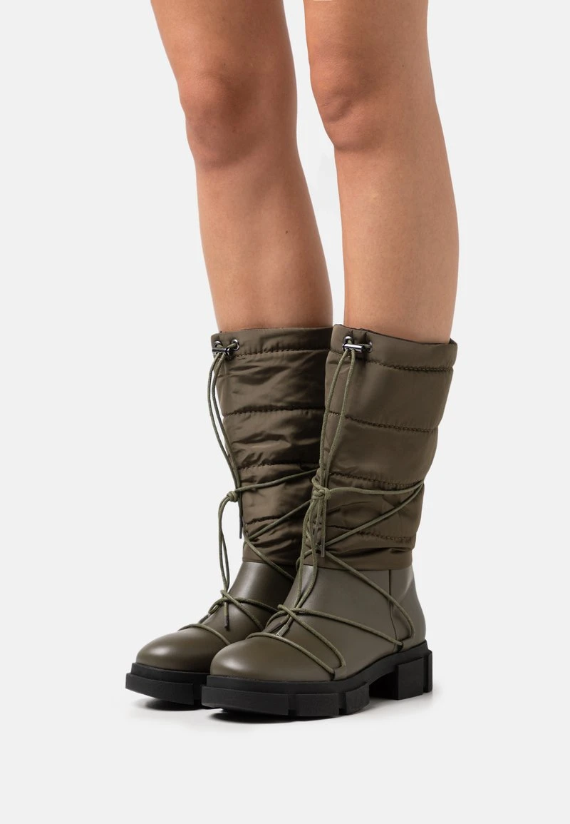 Even&Odd Mujer WINTER BOOTIES - Botas Con Cordones - Khaki 3 Even&Odd Mujer WINTER BOOTIES - Botas Con Cordones - Khaki