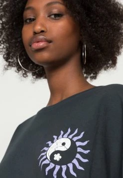 Even&Odd Mujer Camiseta Estampada - Black -Even&Odd Ventas 2024 a3e7d147754b44cbae57b3ab302b2690