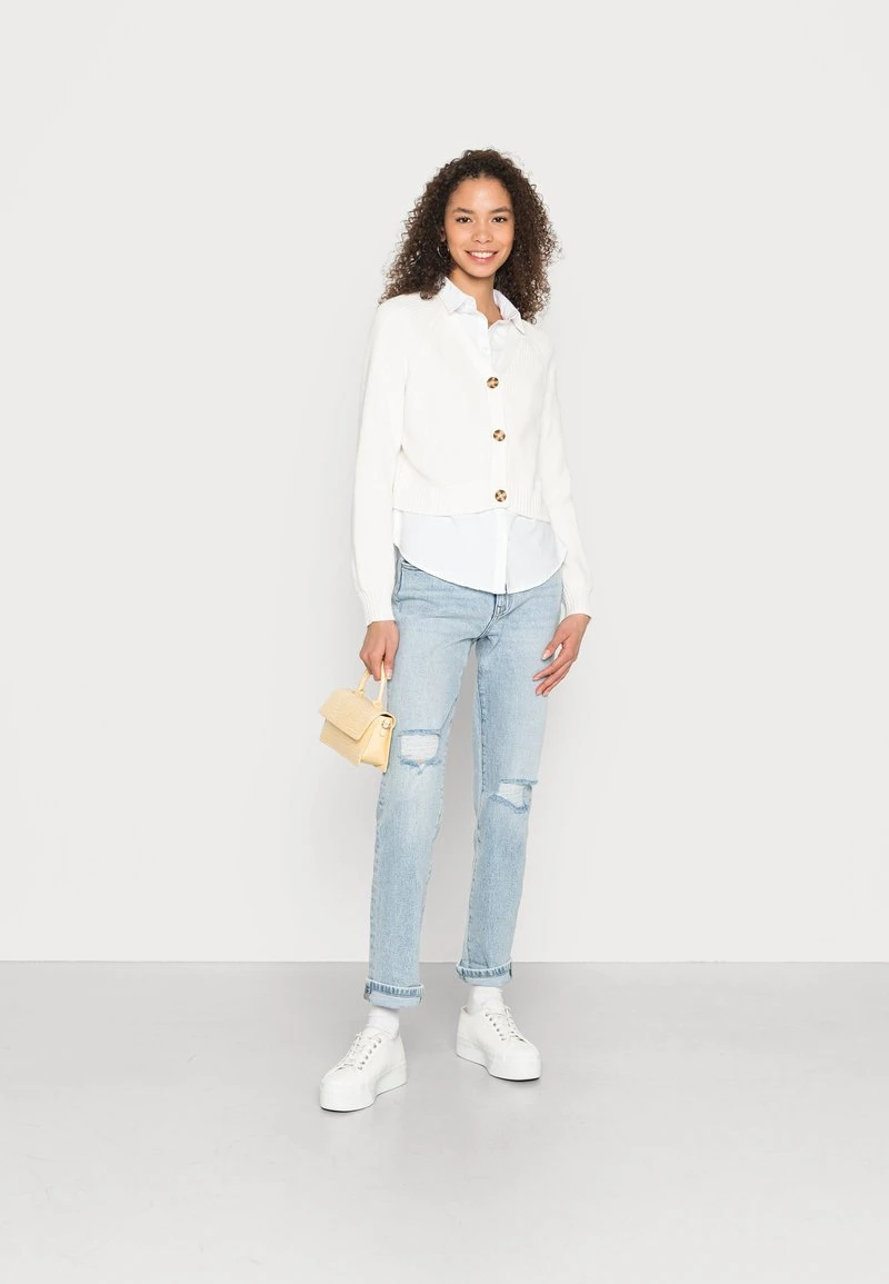 Even&Odd Mujer Chaqueta De Punto - White 4 Even&Odd Mujer Chaqueta De Punto - White - Imagen 2