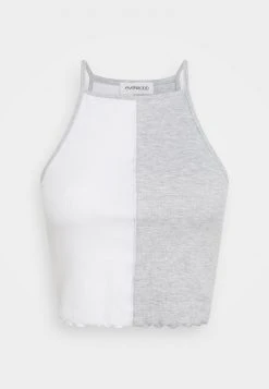 Even&Odd Mujer Top - White/mottled Light Grey -Even&Odd Ventas 2024 a5d7126c83754415a24cc4bd53ccba7d