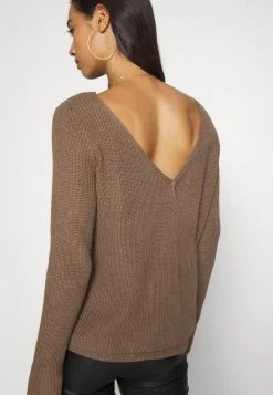 Even&Odd Mujer BASIC- BACK DETAIL JUMPER - Jersey De Punto - Light Brown -Even&Odd Ventas 2024 a723fcee29314d77ad24829223eaffd2