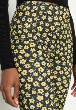 Even&Odd Mujer Pantalones - Black/yellow -Even&Odd Ventas 2024 a735f3e481f84b688f9e03b5625b5ac8