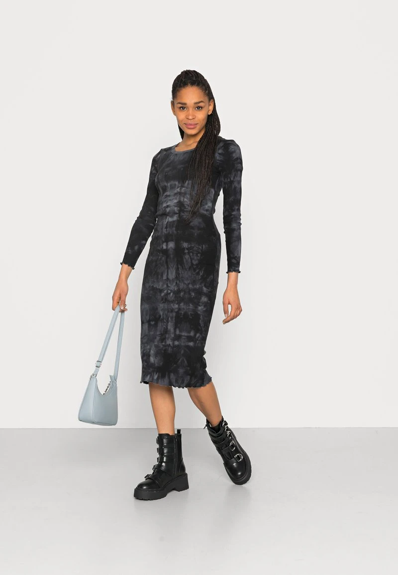 Even&Odd Mujer DRESS - Vestido Informal - Black / Grey / White 4 Even&Odd Mujer DRESS - Vestido Informal - Black / Grey / White - Imagen 2