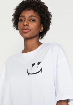 Even&Odd Mujer LIZ KEEP SMILING DIASY BACK PRINT TEE - Camiseta Estampada - White -Even&Odd Ventas 2024 a998c0b5fd6a41d59f562db00a508882