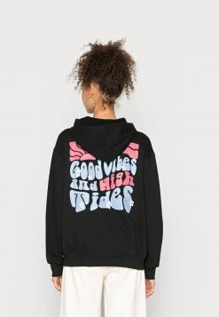 Even&Odd Mujer 70'S GOOD PRINT OVERSIZED HOODIE - Sudadera - Black -Even&Odd Ventas 2024 a9c905b30e5d44afb257da4e9473951a