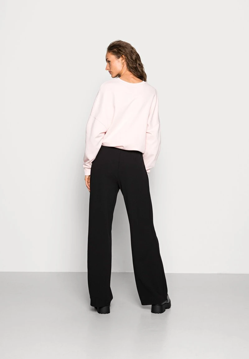 Even&Odd Mujer Basic Wide Leg Trousers - Pantalones - Black 5 Even&Odd Mujer Basic Wide Leg Trousers - Pantalones - Black - Imagen 3