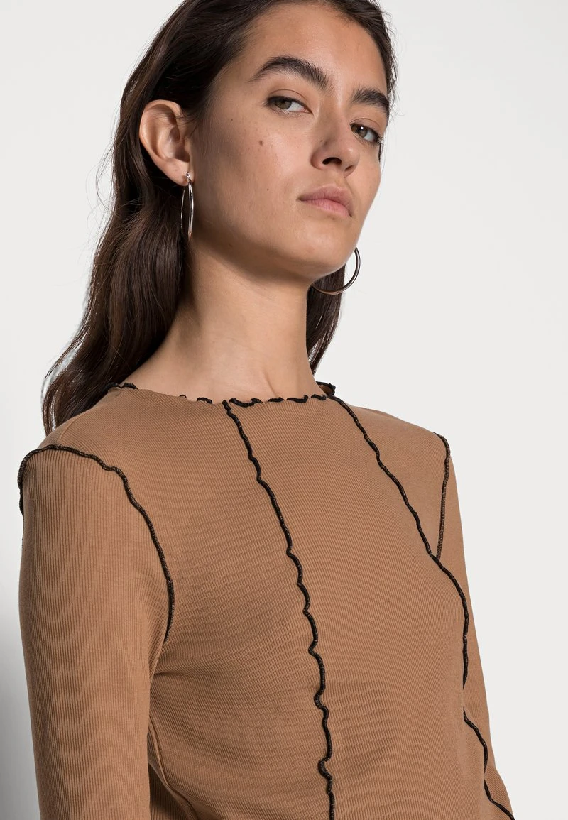 Even&Odd Mujer Camiseta De Manga Larga - Brown 7 Even&Odd Mujer Camiseta De Manga Larga - Brown - Imagen 5