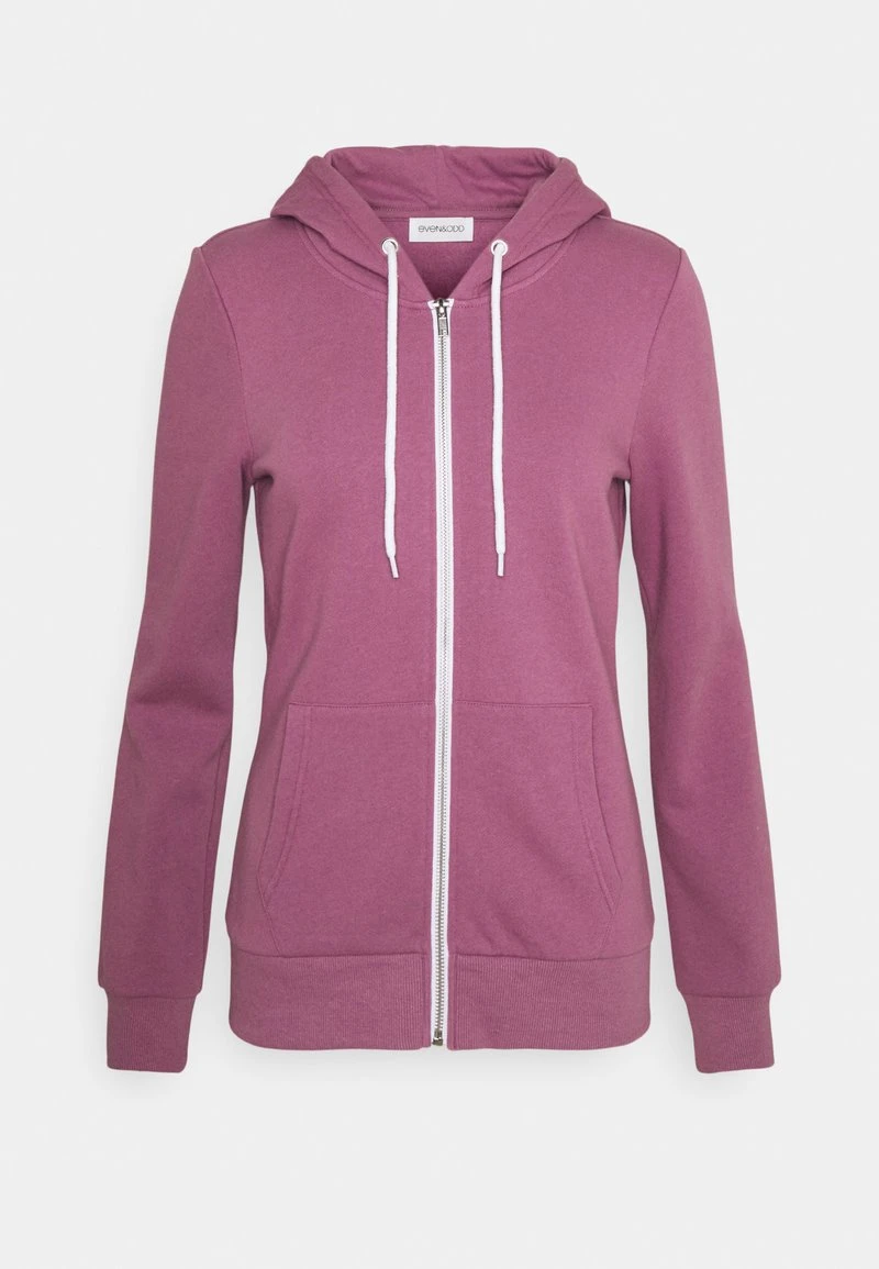 Even&Odd ZIP JACKET - Sudadera Con Cremallera - Purple, Mujer 3 Even&Odd ZIP JACKET - Sudadera Con Cremallera - Purple, Mujer