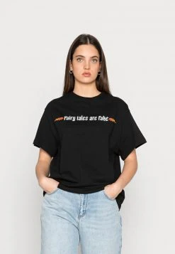 Even&Odd Camiseta Básica - Black, Mujer