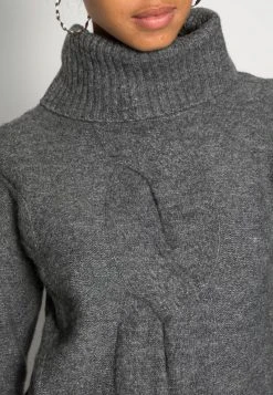 Even&Odd Mujer Vestido De Punto - Mottled Dark Grey -Even&Odd Ventas 2024 ae12d10c9f3a4d5598861ff21613d15c