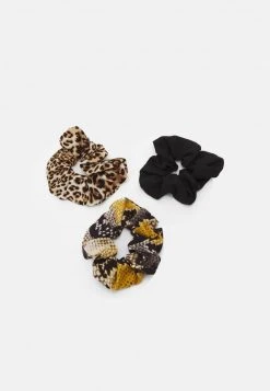 Even&Odd Mujer 3 PACK - Hair Styling Accessory - Black/brown/mustard Yellow