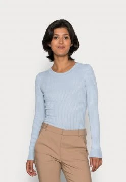 Even&Odd Mujer Jersey De Punto - Mottled Light Blue
