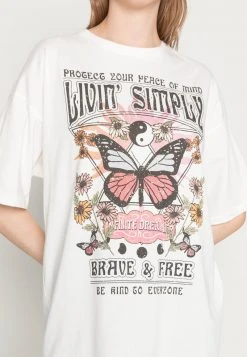 Even&Odd Mujer Camiseta Estampada - White -Even&Odd Ventas 2024 b023d10b35c74724b9ceb7a64f4ed360