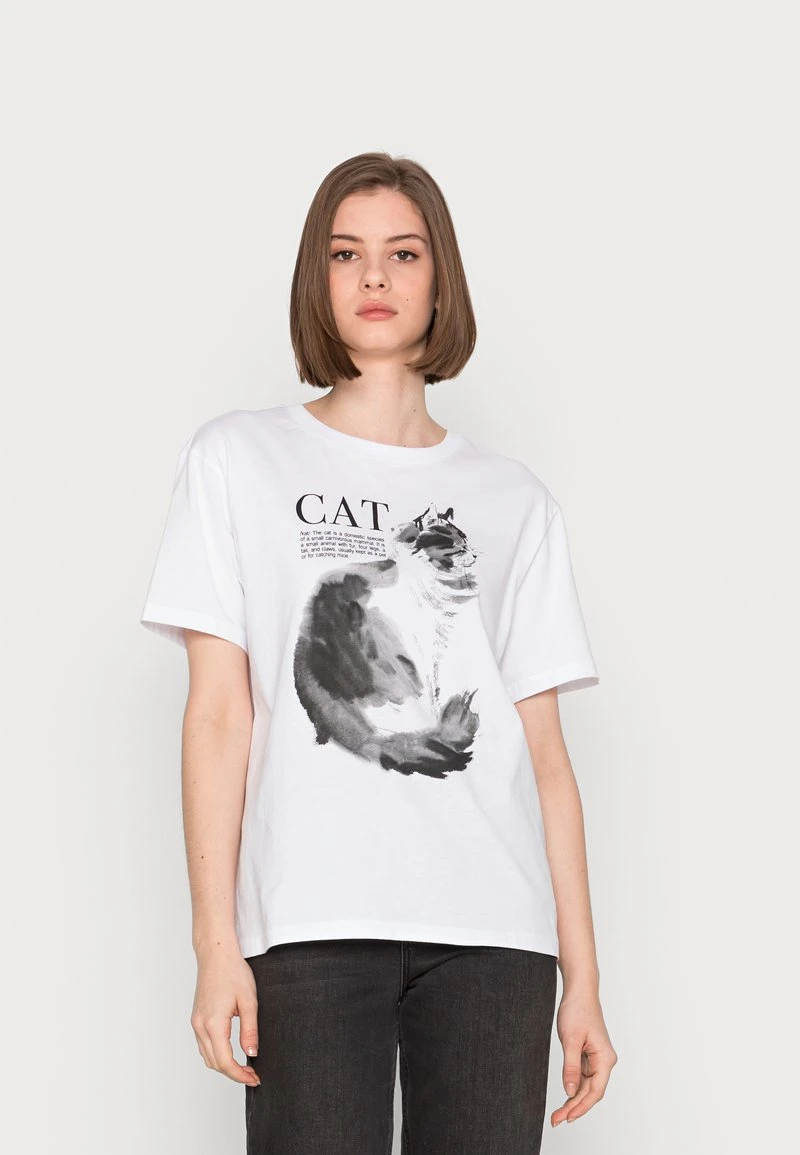 Even&Odd Mujer Camiseta Estampada - White 3 Even&Odd Mujer Camiseta Estampada - White