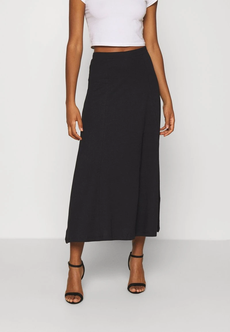 Even&Odd Mujer Basic Maxi Skirt - Falda Acampanada - Black 3 Even&Odd Mujer Basic Maxi Skirt - Falda Acampanada - Black