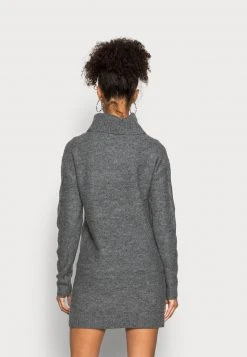 Even&Odd Mujer Vestido De Punto - Mottled Dark Grey -Even&Odd Ventas 2024 b172208482fd4beda32c2a5e9f1bf07c