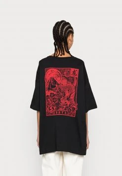 Even&Odd Camiseta Estampada - Black, Mujer -Even&Odd Ventas 2024 b185cc40c5a640df829d971ba283598b