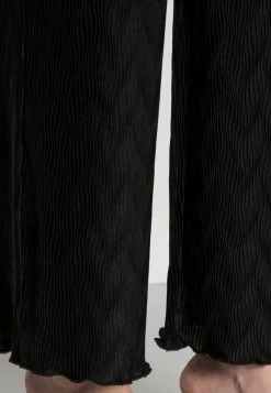 Even&Odd Plisse Scallop Hem Trouser - Pantalones - Black, Mujer -Even&Odd Ventas 2024 b1f06f8eb22f4619869a5ff523015af1
