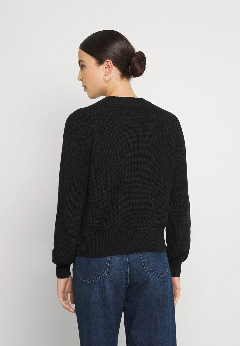 Even&Odd Mujer VOLUME SLEEVE JUMPER - Jersey De Punto - Black 5 Even&Odd Mujer VOLUME SLEEVE JUMPER - Jersey De Punto - Black - Imagen 3
