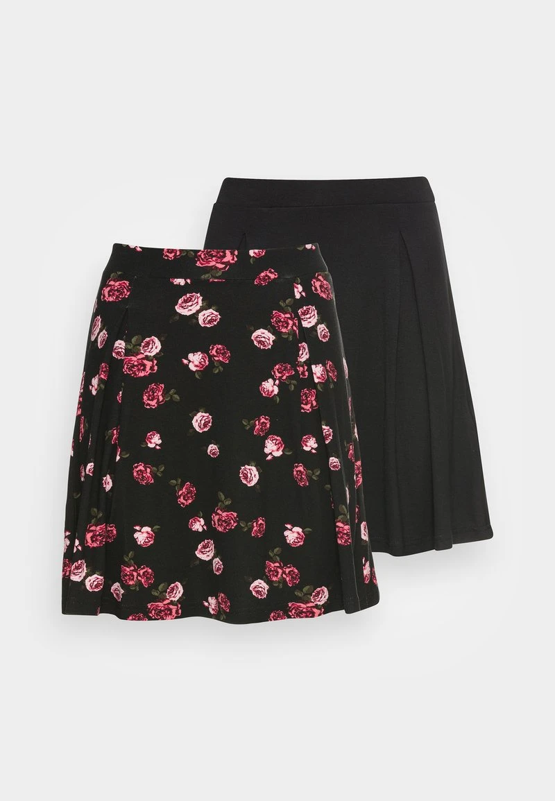 Even&Odd Mujer Falda Acampanada - Black/multi Coloured 7 Even&Odd Mujer Falda Acampanada - Black/multi Coloured - Imagen 5