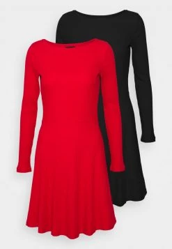 Even&Odd Mujer 2 PACK - Vestido Informal - Black/red -Even&Odd Ventas 2024 b8083d55ef254c35bb7cb37345138aad