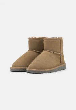 Even&Odd Mujer LEATHER WINTER BOOTIES - Botines - Khaki -Even&Odd Ventas 2024 b825a2d242f84d6e8abc1af3b4342ede